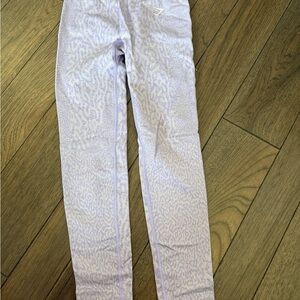 Gymshark Lavender Patterned Leggings